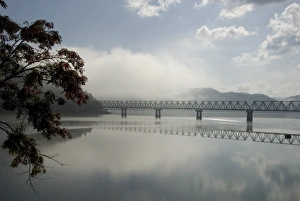 Images Dated 29th September 2009: Early morning at Lake Shuparo, foot of Mount Yubari, central Hokkaido, Japan