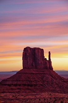 Hues Prints: Early Morning Sunrise, West Mitten Butte
