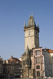 Images Dated 1st June 2007: Early morning, Town Hall, Old Town Square, Old Town, Prague, Czech Republic, Europe