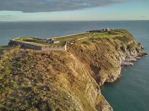 Azure Prints: An early morning view of the cliffs at Berry Head