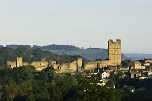 Images Dated 29th May 2009: Early morning view of Richomd Castle in Yorkshire, England, United Kingdom, Europe