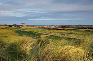 Images Dated 12th August 2010: An early morning view of the River Blyth at Walberswick, Suffolk, England