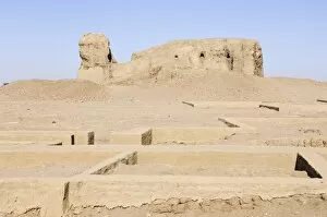 Images Dated 13th September 2005: The early Nubian city of Kerma after excavation by the Swiss team of Professor Charles Bonnet of the University of Geneva
