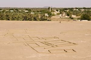 The early Nubian city of Kerma after excavation by the Swiss team of Professor Charles Bonnet of the University of