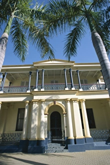 Veranda Prints: Early use of cast iron balustrading, Flinders Mall, 1879 building, formerly a bank