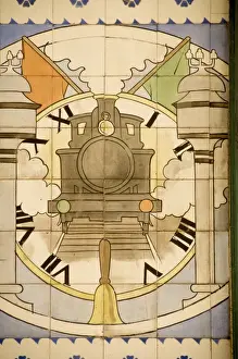 Time Prints: Earthenware tiles decorating the inside of Sao Bento railway station, Porto
