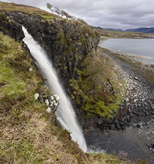 Argyll And Bute Prints: Eas Fors waterfall, near Ulva Ferry, Isle of Mull, Inner Hebrides, Argyll and Bute