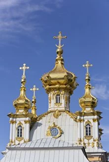 Top Section Gallery: East Chapel, Peterhof, UNESCO World Heritage Site, near St. Petersburg, Russia, Europe