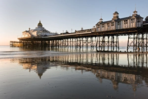 Pier Prints: Eastbourne Pier at sunrise, Eastbourne, East Sussex, England, United Kingdom, Europe