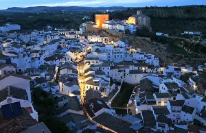 Photographer Prints: Easter procession at night through streets of Setenil de las Bodegas