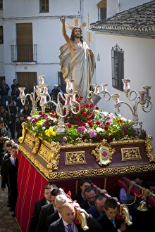 Respect Prints: Easter Procession, Ronda, Cadiz Province, Andalusia, Spain, Europe