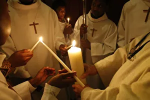 Kids Prints: Easter vigil at Le Blanc Mesnil, France, Europe
