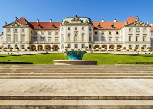 Warsaw Prints: Eastern Baroque facade, Royal Castle, Warsaw, Masovian Voivodeship, Poland, Europe