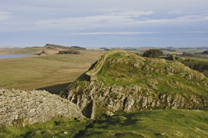 Eastwards from Hotbank Crags, Hadrians Wall, UNESCO World Heritage Site