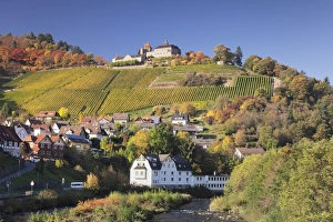 Black Forest Prints: Eberstein Castle, Gernsbach, Murgtal, Black Forest, Baden Wurttemberg, Germany, Europe