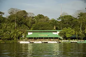 Eco Lodges on the canal at Tortuguero, Tortuguero National Park, Caribbean Coast