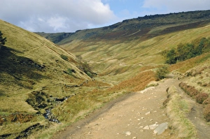 Derbyshire Prints: Edale, Pennine Way, Derbyshire, England