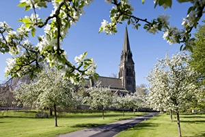Edensor Village, Chatsworth Estate, Derbyshire, England, United Kingdom, Europe