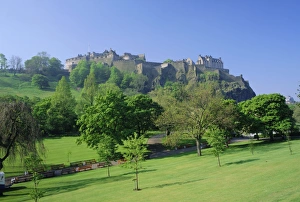 Edinburgh Castle and gardens