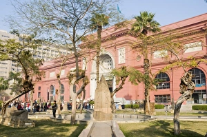 Egyptian Museum Prints: The Egyptian Antiquities Museum, Cairo, Egypt, North Africa, Africa