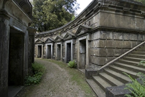 Cemeteries Prints: Egyptian Avenue, Highgate Cemetery West, Highgate, London, England, United Kingdom, Europe