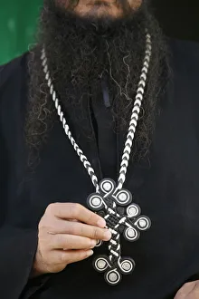 Priest Prints: Egyptian Orthodox Coptic priest, Jerusalem, Israel, Middle East