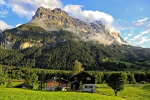 Grindelwald Prints: Eiger, Grindelwald, Bernese Oberland, Canton of Bern, Switzerland, Europe