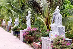 Symbolism Prints: Eighteen Arhats of Mahayana Buddhism await return of Buddha as Maitreya