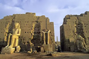 History Enthusiasts Prints: Eighth pylon, Precinct of Amun-Re