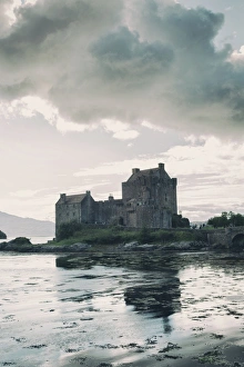 Eilean Donan castle, where Loch Duich, Loch Long and Loch Alsh meet in the western Highlands of Scotland, United Kingdom, Europe