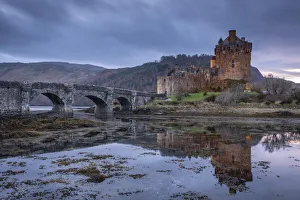 Forts Prints: Eilean Donan Castle on Loch Duich in the Scottish Highlands, Scotland, United Kingdom