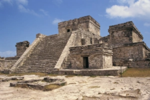 El Castillo Prints: El Castillo at the Mayan site of Tulum