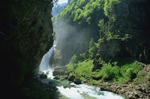 Aragon Prints: El Estrecho falls on the River Arazas, Ordesa National Park, Huesca, Pyrenees