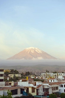 Arequipa Prints: El Misti volcano, 5822m, above city, Arequipa, Peru, South America