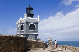 Light Houses Prints: El Morro Lighthouse on Castillo San Felipe del Morro