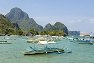 Bacuit Bay Prints: El Nido, Bacuit Bay, Palawan, Philippines, Southeast Asia, Asia