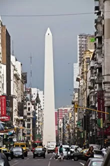 Traffic Collection: El Obelisco (the Obelisque), Buenos Aires, Argentina, South America