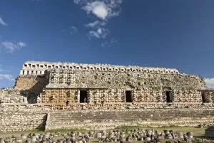 El Palacio de los Mascarones (Palace of Masks), Kabah, Yucatan, Mexico, North America