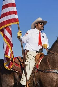 Images Dated 27th February 2009: El Paso Sheriffs Posse, Tucson Rodeo Parade, Tucson, Arizona, United States of America