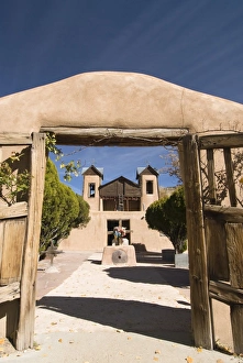 El Santuario de Chimayo, built in 1816, Chimayo, New Mexico, United States of America