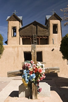 El Santuario de Chimayo, built in 1816, Chimayo, New Mexico, United States of America