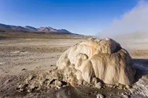 Hot Springs Prints: El Tatio Geysers, at 4300m above sea level El Tatio is the worlds highest geyser field