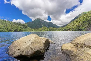 Pucon Prints: El Toro Lake, Huerquehue National Park, Pucon, Chile, South America