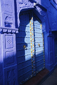 Portal Prints: Elaborate blue door