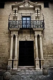 Ronda Prints: Elaborate doorway, Ronda, Andalucia, Spain, Europe