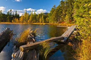 Elbow Pond, Baxter State Park, Maine, New England, United States of America, North America