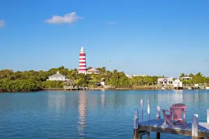 Safety Prints: Elbow Reef Lighthouse, the last kerosene burning manned lighthouse in the world, Hope Town