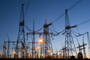 Images Dated 14th June 2009: Electric plant near Galati, Romania, Europe