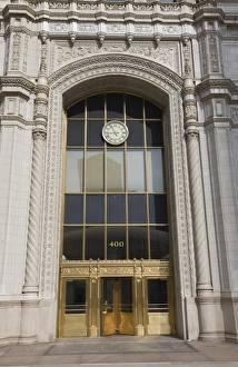 Elegant entrance to the Wrigley Building, North Michigan Avenue, Chicago Elegant entrance to the Wrigley Building, North Michigan Avenue, Chicago