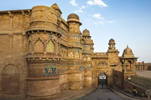 Chhatri Prints: Elephant Gate (Hathiya Paur), Man Singh Palace, Gwalior Fort, Gwalior, Madhya Pradesh